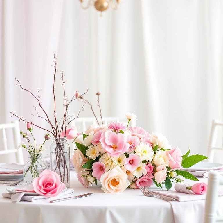 Decoración Spring - Flores y paleta pastel